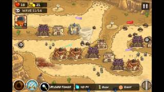 Kingdom Rush Frontiers  Nazerus Gates 3 Stars E6 [upl. by Tabshey]