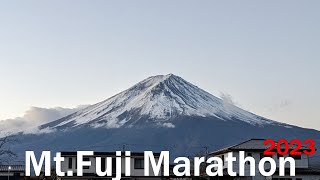 【japan marathon絶景堪能！壮观的景色！절경！Superb view！】富士山マラソン2023（Mt Fuji Marathon） [upl. by Hatokad316]