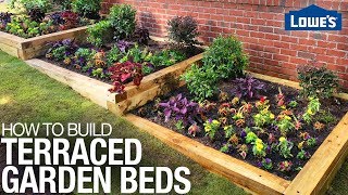 How to Build a Terraced Garden Bed on a Slope [upl. by Ahsilla]