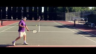 3 Minute Tennis Warmup with Darryl amp Jeff August 6 2024 [upl. by Nomad]