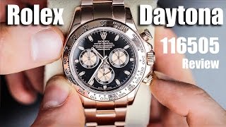 Rolex Daytona Rose Gold Review [upl. by Atinor]