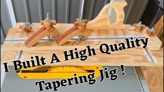 Tapering Jig  DIY WoodWorking [upl. by Esereht43]