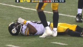 Bengals Vontaze Burfict Hit on Antonio brown [upl. by Ynez]