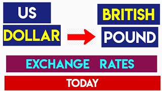 Us Dollar To British Pound Current Money Exchange Rates Today 14 October 2024 [upl. by Anirahc]