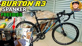 BURTON R3 SPANKER ROAD BIKE MAY LIBRENG HELMET TSHIRT AT IBA PA 105K NAKA STI NA [upl. by Yerrot]