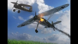 IL2 Sturmovik 1946 BAT 413 P11 Wasp Vs Henschel Hs126 September 1939 hunting [upl. by Adebayo244]