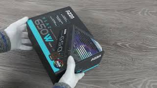 AZZA PSAZ 650W ARGB PSU Unboxing and Internal Design [upl. by Aliemaj]