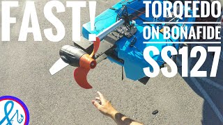 Torqeedo Ultra Light 403C on Bonafide SS127 Demo WOW [upl. by Enitsirc]