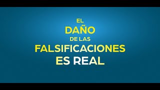 El daño de las falsificaciones es real castellano [upl. by Elleunamme]