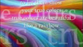 True colours by cyndi Lauper with lyrics [upl. by Gilberto]