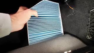 MERCEDES GLC300 X253 4MATIC DUST CABIN POLLEN AC HVAC FILTER HOW TO SERVICE CHANGE REPLACE PROCEDURE [upl. by Atnauqahs870]