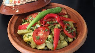 Tajine mit Pute Kartoffel und Okraschoten [upl. by Lolande]