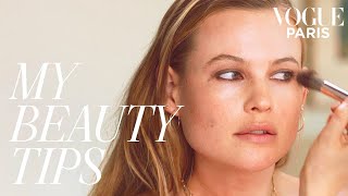 Behati Prinsloos DateNight Makeup Look  My Beauty Tips  Vogue Paris [upl. by Mikol]