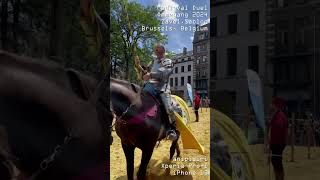 Shorts Ommegang 2024 Brussels Medieval Duel [upl. by Murat]