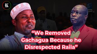 Junet Mohamed Revelation Why They Impeached Gachagua [upl. by Ammamaria]