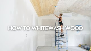 How to Whitewash Wood [upl. by Derraj]