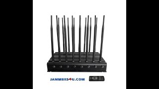 ✅✅✅ 16 band Jammer 37W42W 3G 4G WIFI 5G GPS UHF VHF up to 50m [upl. by Yarehs798]