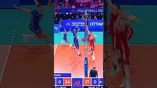 Brilliant Setter Dump by Antoine Brizard 🔥 epicvolleyball volleyballworld volleyball [upl. by Evans]