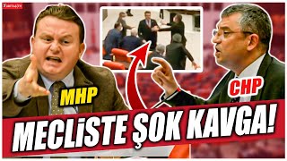 MHP ve CHPliler birbirlerinin üzerine yürüdü Ne bağırıyorsun tartışması [upl. by Trescha]