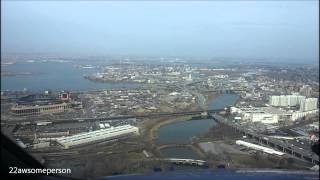 Landing At LaGuardia Cockpit View HD [upl. by Athalee116]