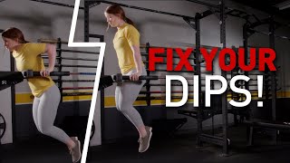 How To Do DIPS for Beginners  Progression Tips [upl. by Nerot]