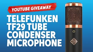 GIVEAWAY 🎁 — Telefunken TF29 Tube Condenser Microphone [upl. by Knutson102]