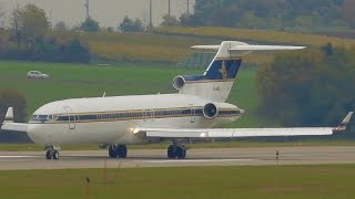 FullHD RARE Al Anwa Boeing 727 takeoff at GenevaGVALSGG [upl. by Koppel360]