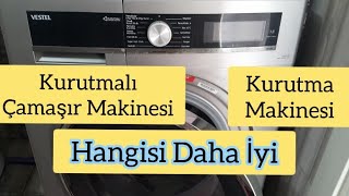 KURUTMALI ÇAMAŞIR Makinesi Pişmanlıktır❌️ KURUTMA MAKİNESİ Karşılaştırma👉OlumluOlumsuz [upl. by Dagna125]