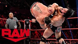 Rusev vs Drew McIntyre Raw Nov 4 2019 [upl. by Sirod]