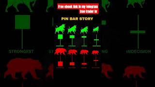 Pin candlestick  price action  trading stockmarket youtubeshorts shorts [upl. by Nymassej]