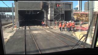 Perth City Link First train through Fremantle Line tunnel [upl. by Rani]