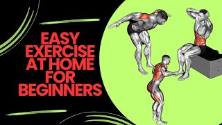 easy exercise at home for beginners l exercise workout at home [upl. by Nnylidnarb]