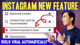 Instagram Content Lowered In Feed New Feature  Content Lowered In Feed Instagram [upl. by Logan253]