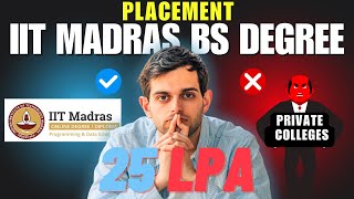 IIT Madras BS Data Science Placement 2024  Official Data Out  Highest 25 LPA 😲 [upl. by Ternan]