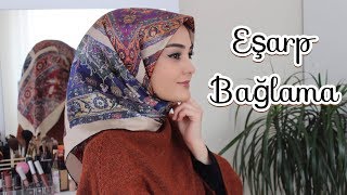 EŞARP BAĞLAMA  Kolay Eşarp Bağlama [upl. by Drescher147]