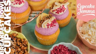 Breakfast Bowl Cupcakes Recipe  Cupcake Jemma [upl. by Eilahs]