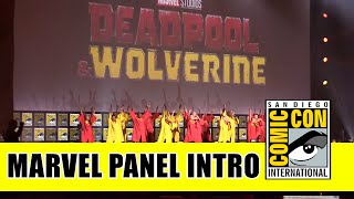 MARVEL Intro  Comic Con 2024 Panel Kevin Feige [upl. by Yellehs]