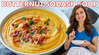 Creamy Butternut Squash Soup [upl. by Ycrad]