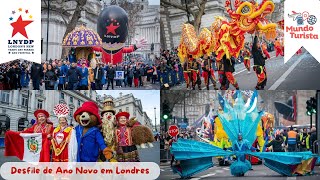 London New Year’s Day Parade Celebração e Magia no Coração de Londres [upl. by Gardiner307]