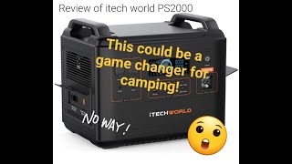 Itech World PS 2000 Power bank review [upl. by Aikaz571]