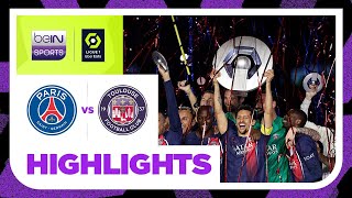 PSG 13 Toulouse  Ligue 1 2324 Match Highlights [upl. by Uriia825]