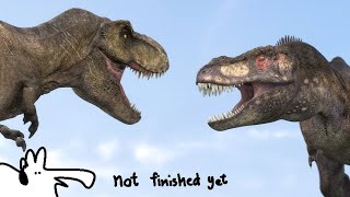 T Rex vs T Rex The Legend wip [upl. by Holland]