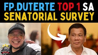 FPDuterte top 1 sa Senatorial Survey [upl. by Ameehsat]