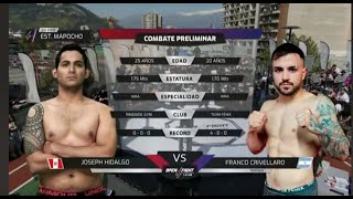 Franco quotBam Bamquot Crivellaro de TEAM FENIX MMA vs Joseph Hidalgo [upl. by Grayson]