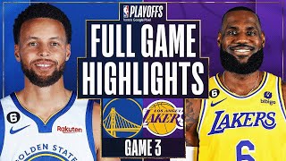 Los Angeles Lakers vs Golden State Warriors Full Game 3 Highlights  May 6  2023 NBA Playoffs [upl. by Acisseg]