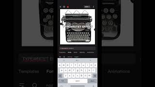 Typewriter Effect ashtags capcuttutorial capcut 100shorts2024 [upl. by Ettenan]