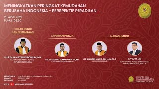 MENINGKATKAN PERINGKAT KEMUDAHAN BERUSAHA INDONESIA  PERSPEKTIF PERADILAN [upl. by Coward296]