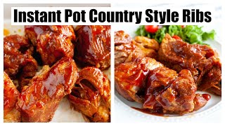 INSTANT POT COUNTRY STYLE RIBS  COUNTRY STYLE RIBS [upl. by Akeimat492]