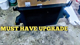 60 powerstroke intercooler upgrade [upl. by Acissj]