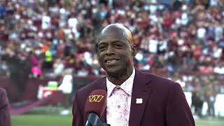 Darrell Greens No 28 Jersey Retirement Halftime Ceremony  NFL  Washington Commanders [upl. by Yrrum953]